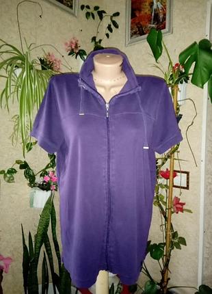 Желетка женская фиолетовая р.52-54. cecil.