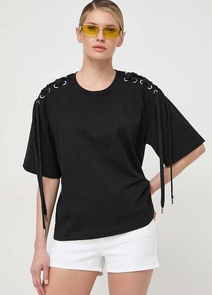 Хлопковая футболка pinko свободного кроя на s-m