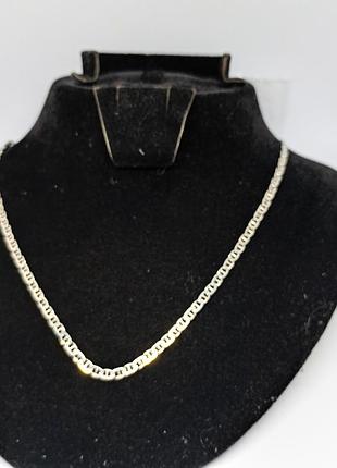 Серебряная цепочка с покрытием родием.для мужчин и женщин.длина 50 см вес изделия 7,50.цена изделия 1890гр.