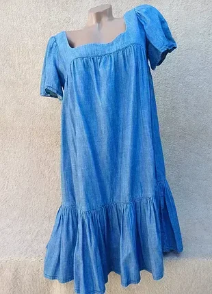 Джинсовое платье от zara,р46🌺🌺🌺