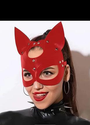 Новая маска женщины-кошки маска с кошачьими ушками под кожу