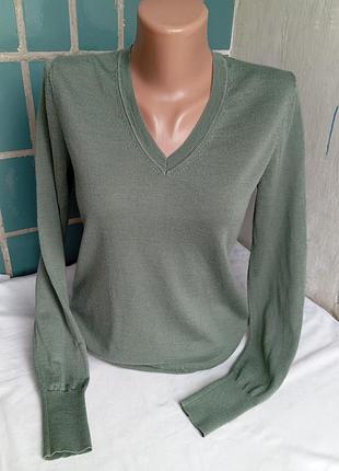 Тоненький шерстяной свитерик xs-s uniqlo япония нюанс