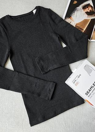 Термолонгслів oysho seamless base layers 2
