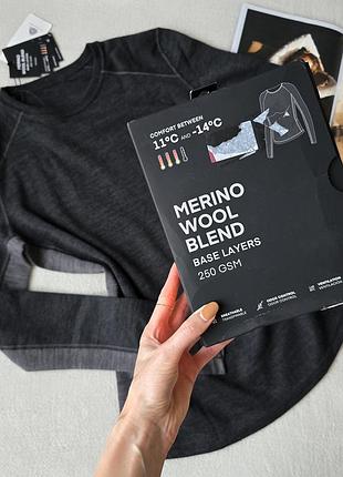 Термолонгслив из мериносовой шерсти oysho термобелье