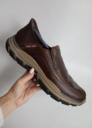 Кожаные мокасины skechers 6