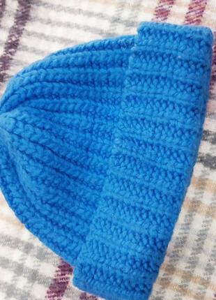 Шертяная шапка бини шерсть токари шерсть