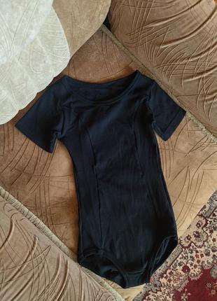 Черное женское боди