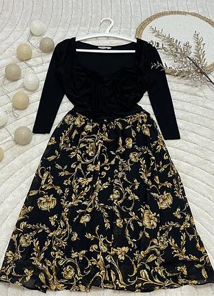 Актуальное красивое платье миди.