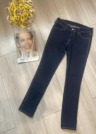 Темно сині джинси жіночі скінні skinny s на дівчину підлітка