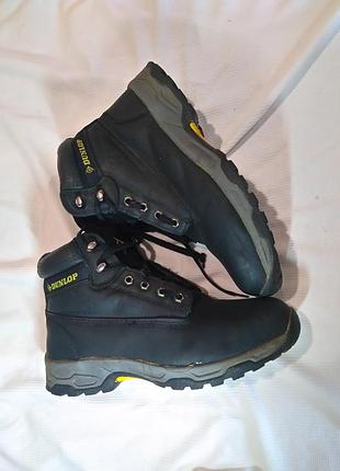 Мужские  кожаные,рабочие ботинки,dunlop