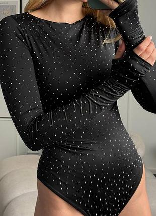 Боді зі стразами