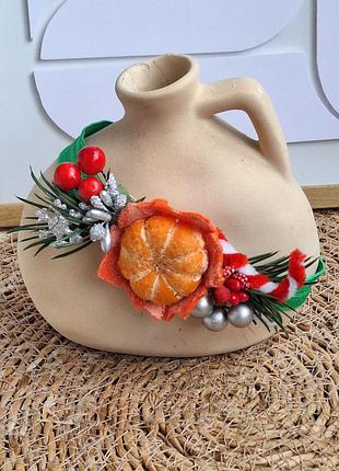 Обідок обруч з мандаринкою 9