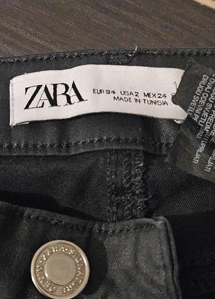 Штаны джинсы zara cotton брюки брюки женские черные