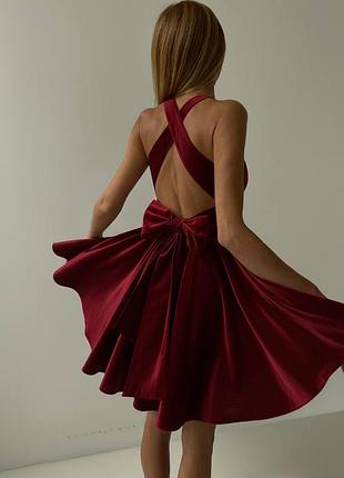 Невероятно красивое платье барах, с бантиком, платье платья новогоднее праздничное мини