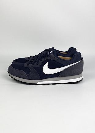 Кросівки nike md runner 2 blue 749794-410 оригінал чоловічі сині шкіряні розмір 43 / 27.5 см