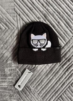 Шапка karl lagerfeld чорна оригінал