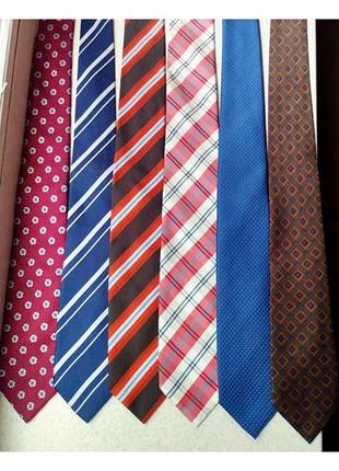 Зауженный мужской шелковый галстук