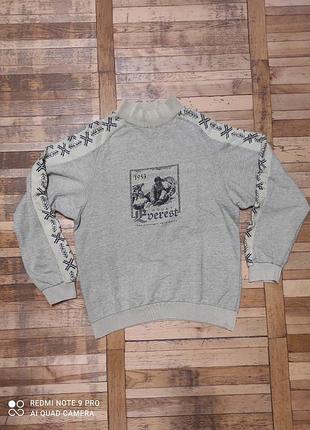 Вінтажний світшот huber trikot skiny everest 1953 оригінал 100%