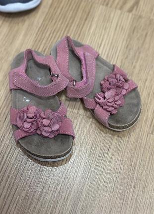 Босоніжки 14см натуральна шкіра