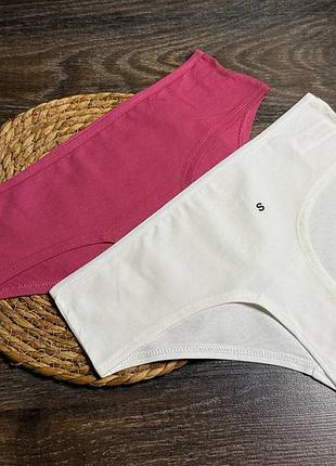 Арт.1237 трусики женские хипстеры 2шт от c&amp;a размер s.