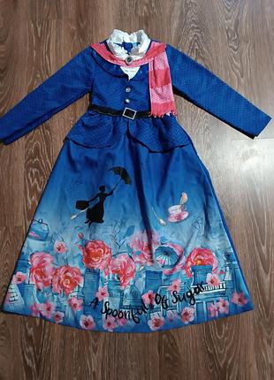 Карнавальное платье, платье мерри поппинс, костюм мерри поппинс