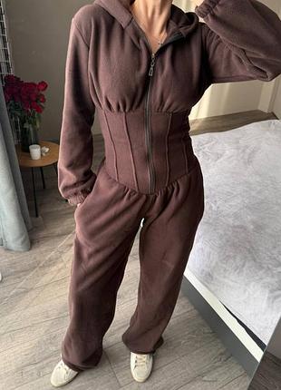 Теплий корсетний комбінезон cb-1279