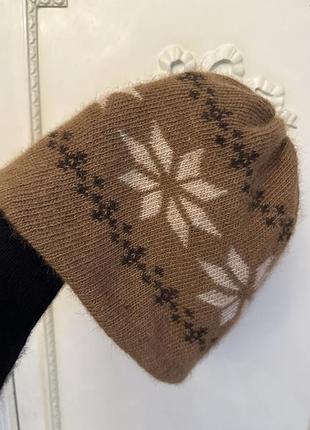 Шапка вовна подвійна безшовна