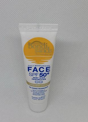 Оригинальный солнцезащитный крем для лица bondi sands spf 50+ fragrance free