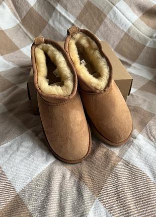 Ugg classic ultra mini chestnut уггі