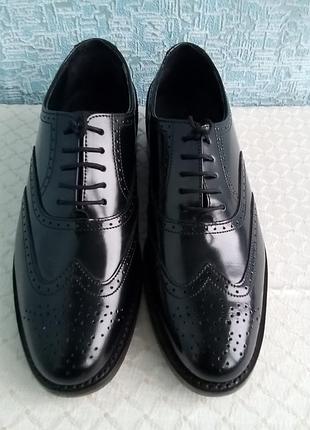 Кожаные лаковые мужские туфли samuel windsor