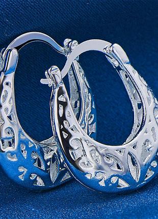 Сережки ажурні 925