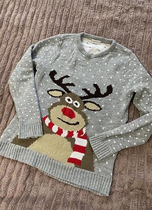 Чоловічий новорічний светр