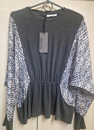 Кофта женская, нарядная, размер 40, новая, рукав летучая мышь, производство турция