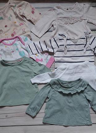 Набір котонових кофтинок для дівчинки 7шт.0-3м.