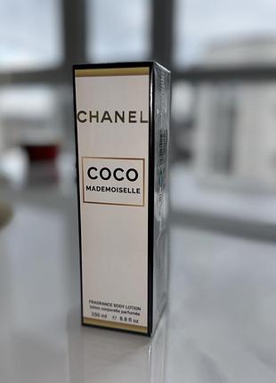 Парфумований лосьйон coco chanel mademoiselle шлейфовий аромат крем для тіла