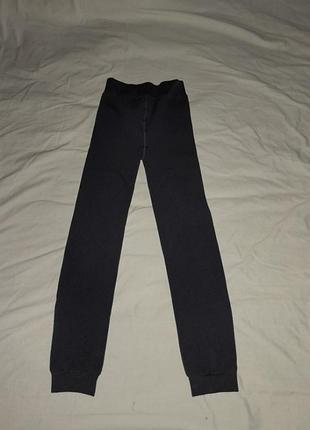 Лосины в рубчик, с мехом всредние. размер с/м