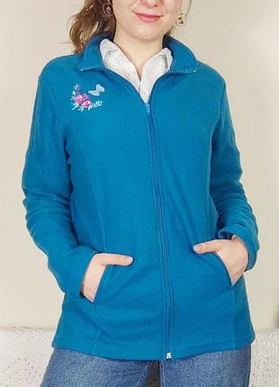 Теплая кофта флиска на молнии alisson vallee 💜❄️💜