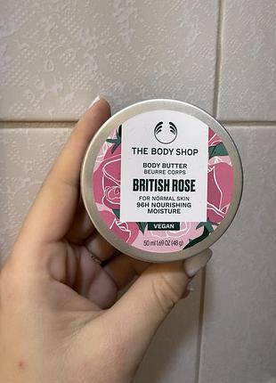 Новий крем для тіла,батер, the body shop,body butter british rose