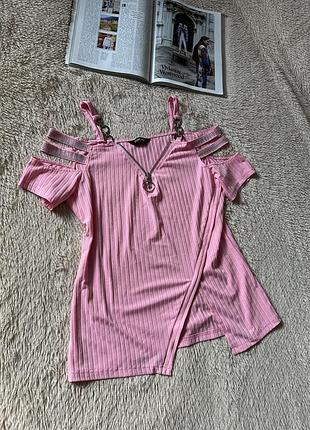 Оригінальна рожева майка