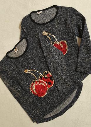 Світшот для дівчаток на флісі