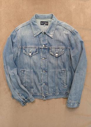 Джинсовий піджак куртка armani jeans чоловіча 58