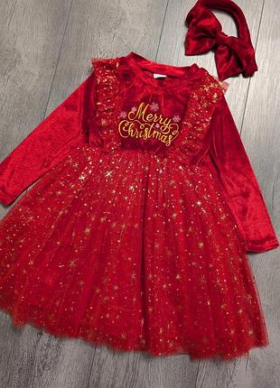 Святкова новорічна сукня на дівчинку