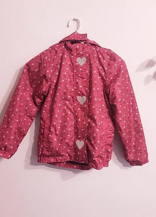 Спортивная куртка деми на флисе на 5-6 лет
