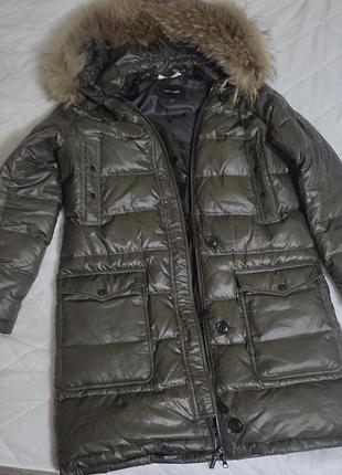 Женский пуховик на гусином пуху