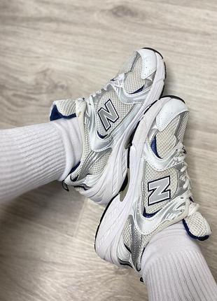 Кросівки жіночі, new balance 530, white/silver, розмір 39.