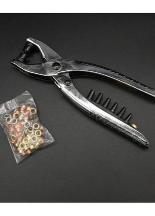 Пробойник,дирокол для кожи + установка люверсов