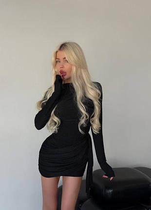 Сукня з люрексу