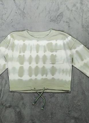 Фирменная, укороченная кофта, свитшот для девочки 11-12 г