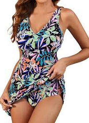 Купальник сдельный платье с утяжкой размер 54-56 /20-22 новый