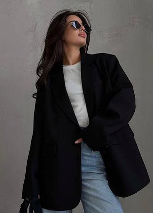 Стильний піджак оверсайз 🖤